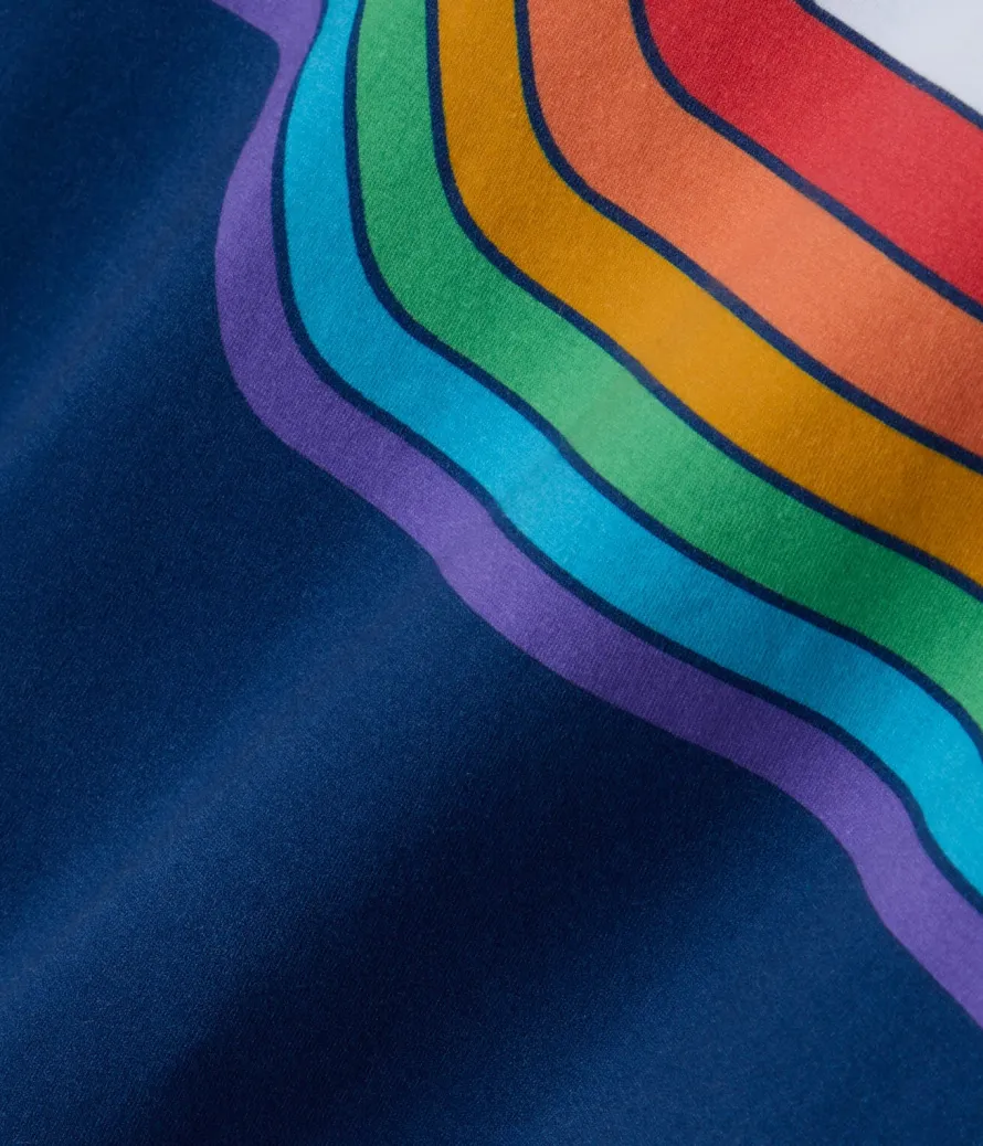 Color Cruise Rainbow Crop Top