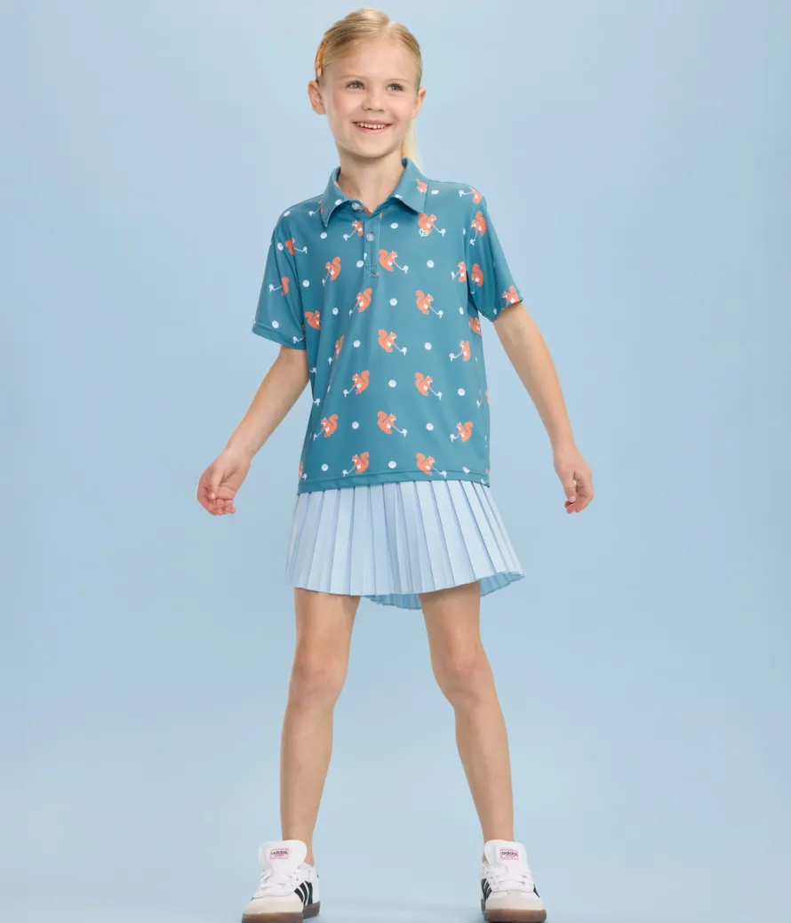Girl's Squirrel! Golf Polo