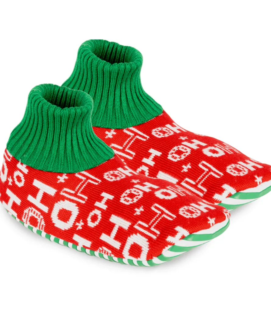 Ho Ho Ho Slipper Socks