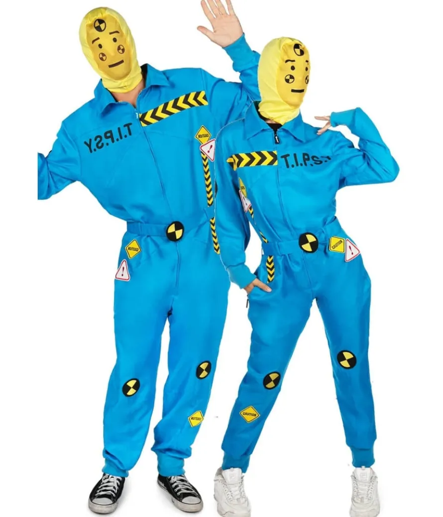 Matching Crash Test Dummy Couples Costumes