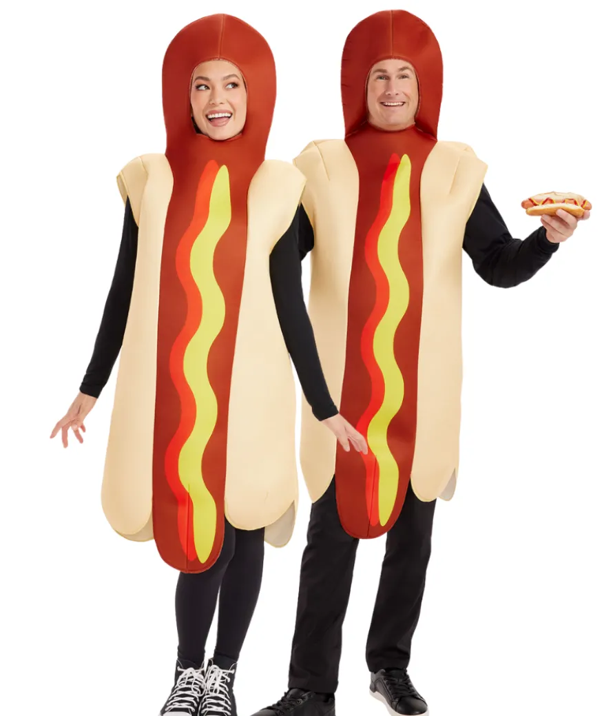 Matching Hot Dog Couples Costumes