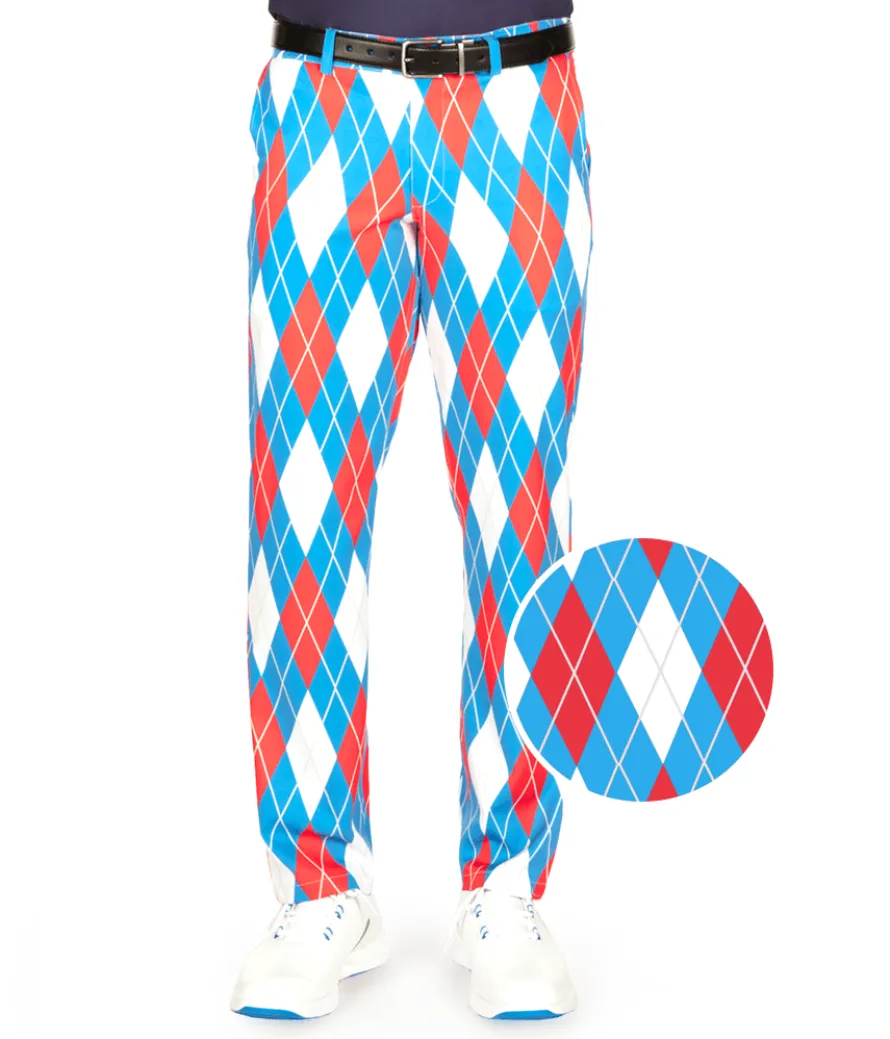 Men's American Argyle Golf Pants
