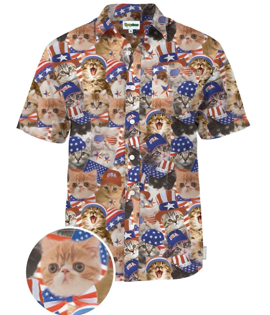 Men's Americat Button Down Shirt