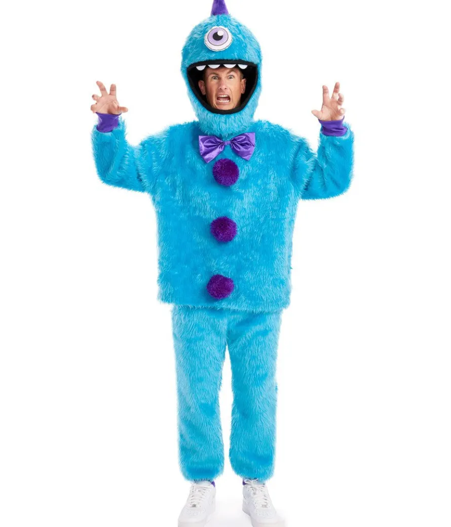 Men's Blue Monster Costume