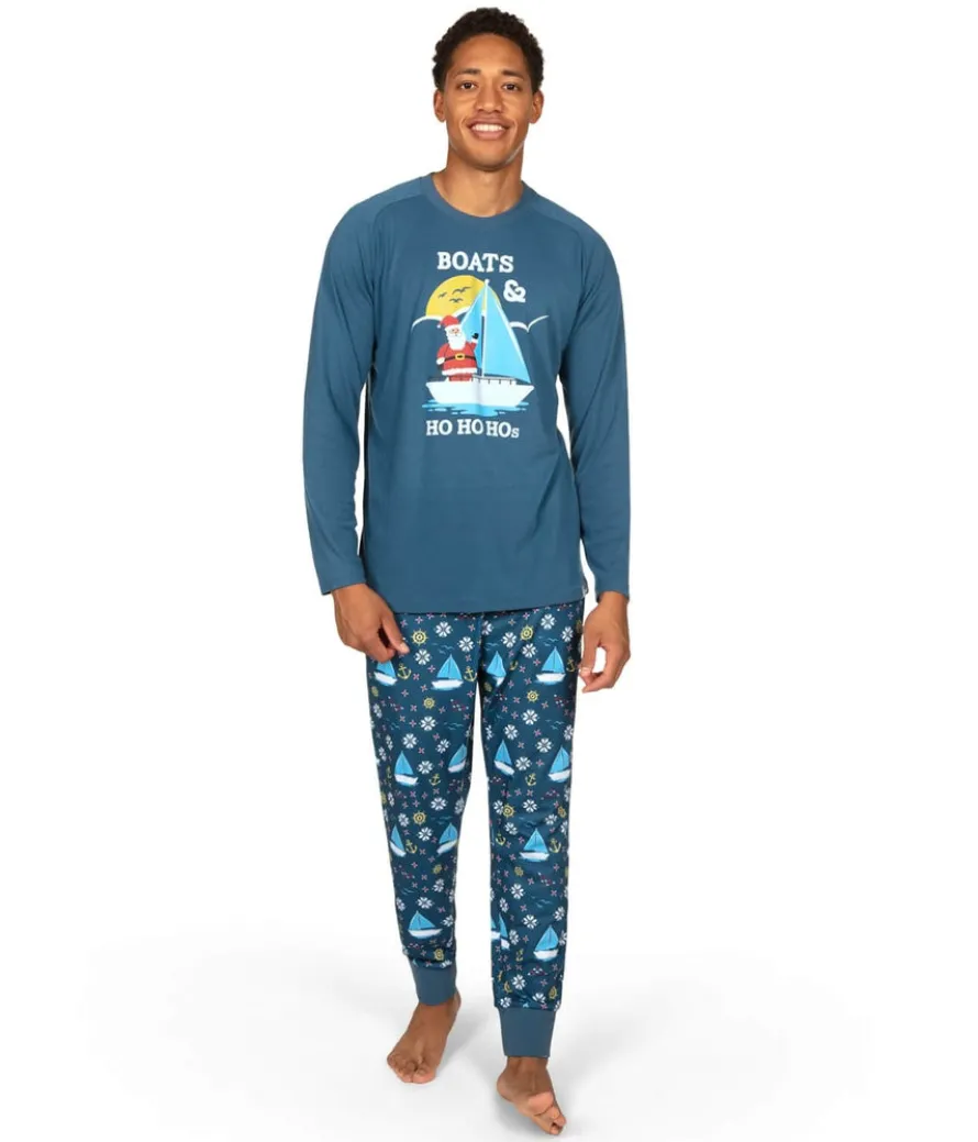 Men's Boats & Ho Ho Hos Pajama Set