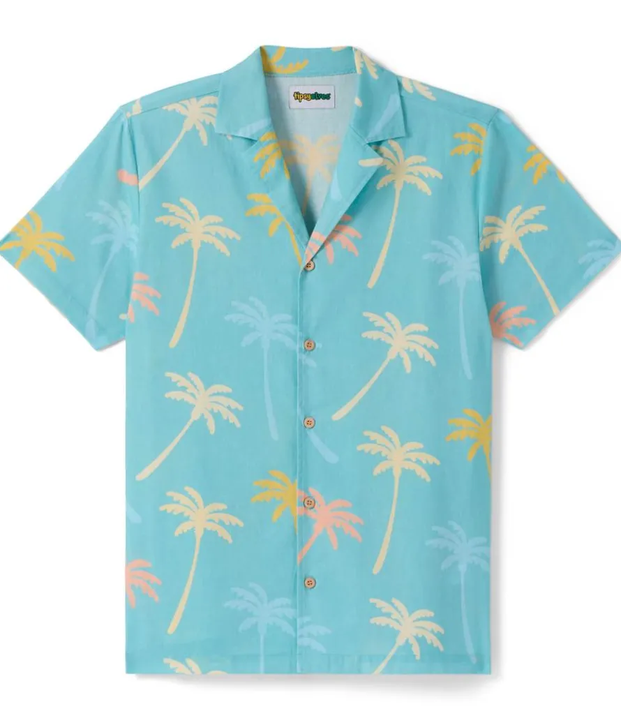 Men's Counting Palms Linen Cabana Shirt