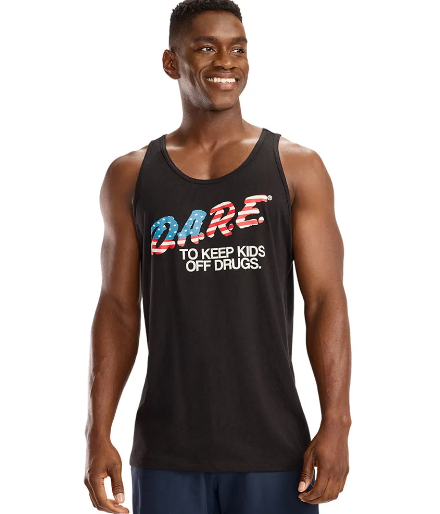 Men's Declaration of DARE Tank Top (Black)