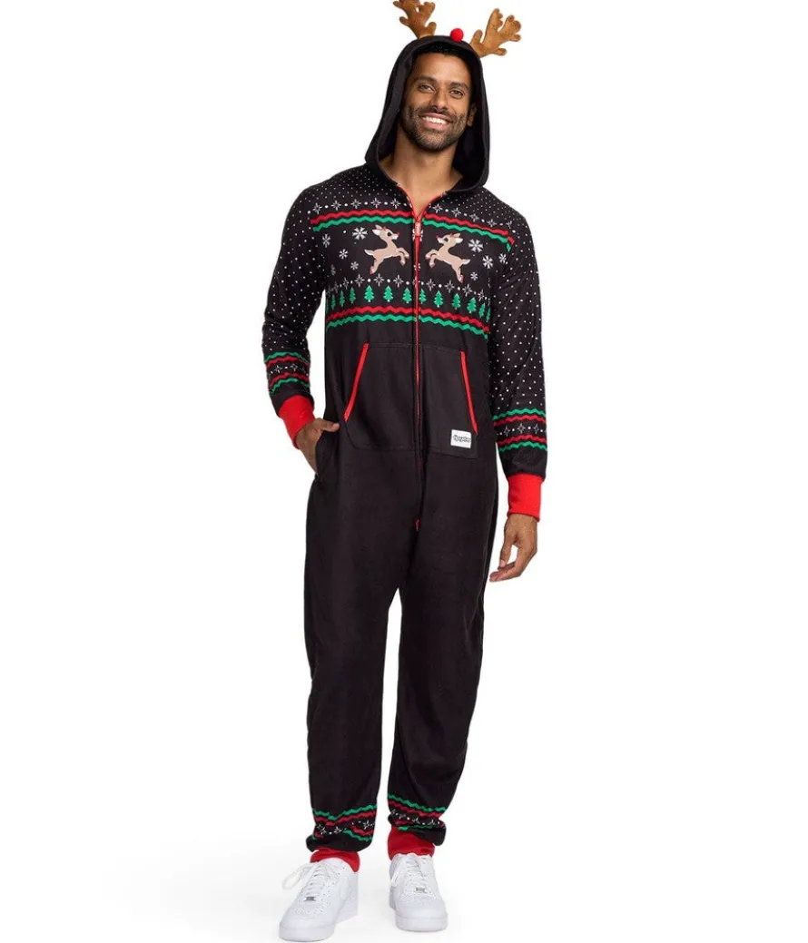 Men's Fair Isle Rudolph Jumpsuit