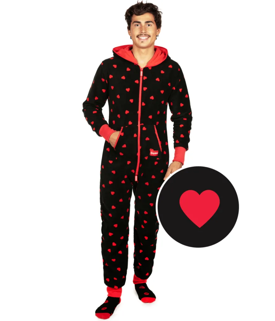 Men's Hearts on Fire Jumpsuit