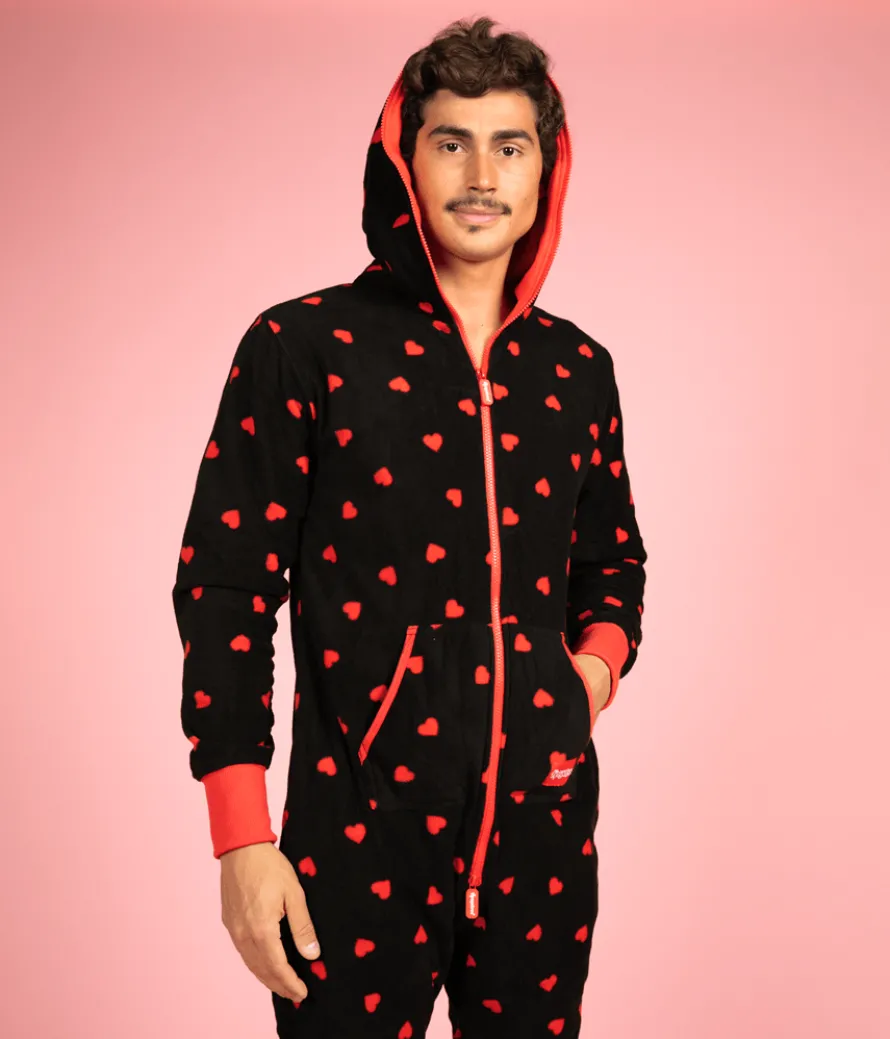 Men's Hearts on Fire Jumpsuit