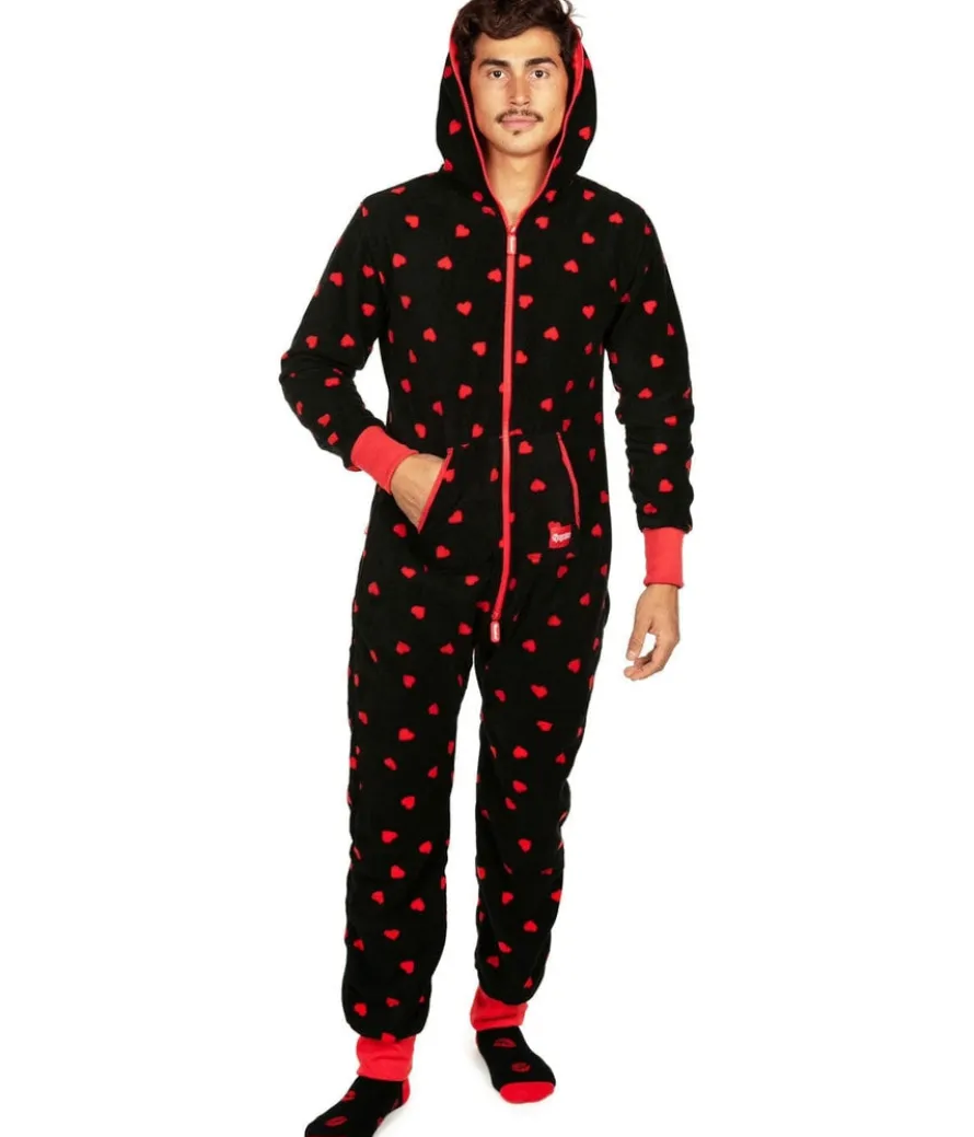Men's Hearts on Fire Jumpsuit