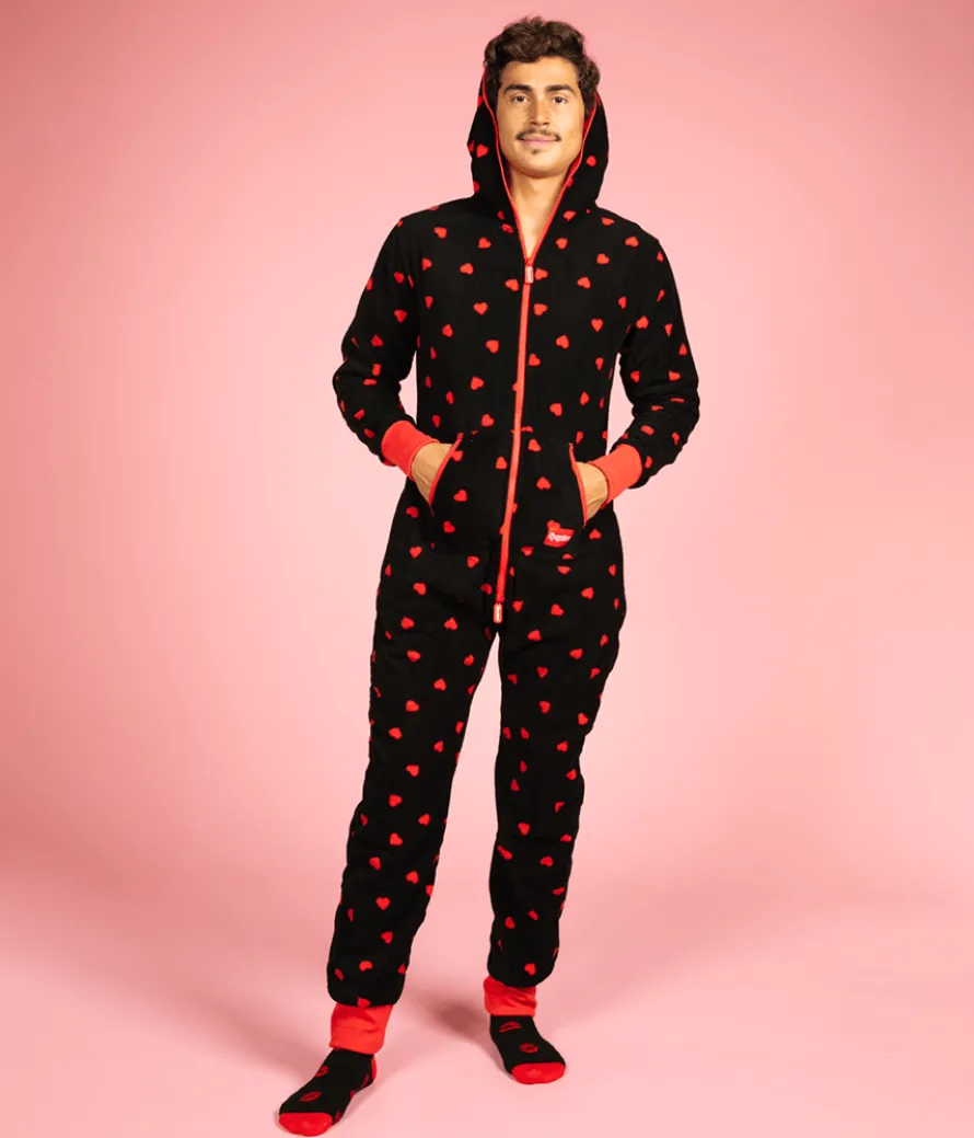 Men's Hearts on Fire Jumpsuit