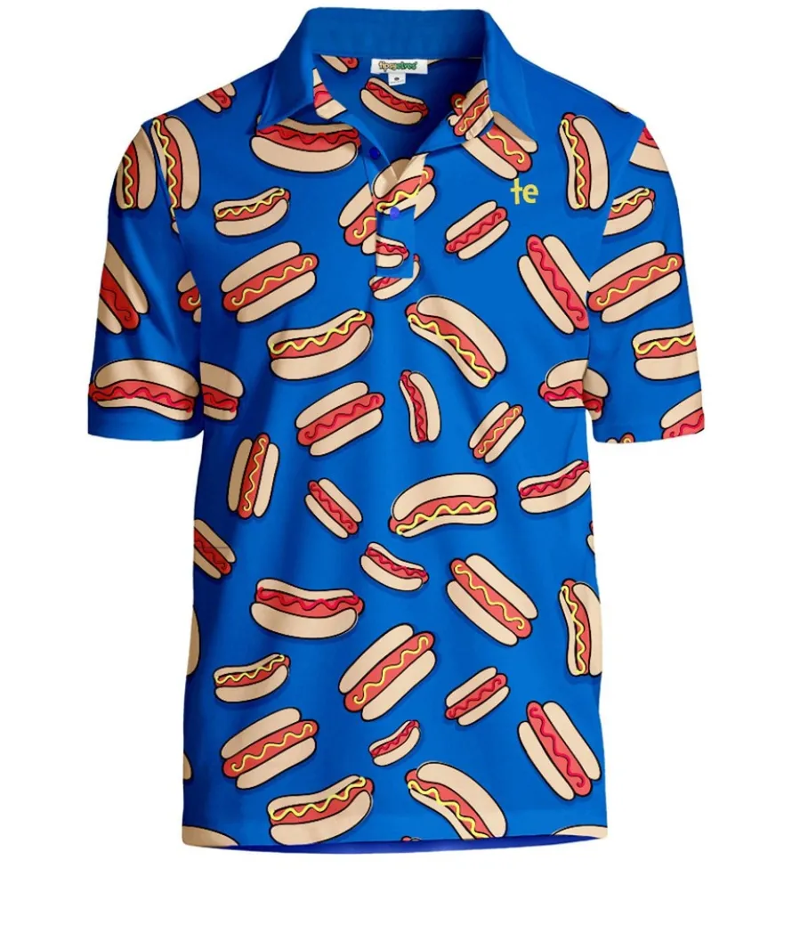 Men's Hot Dog Golf Polo