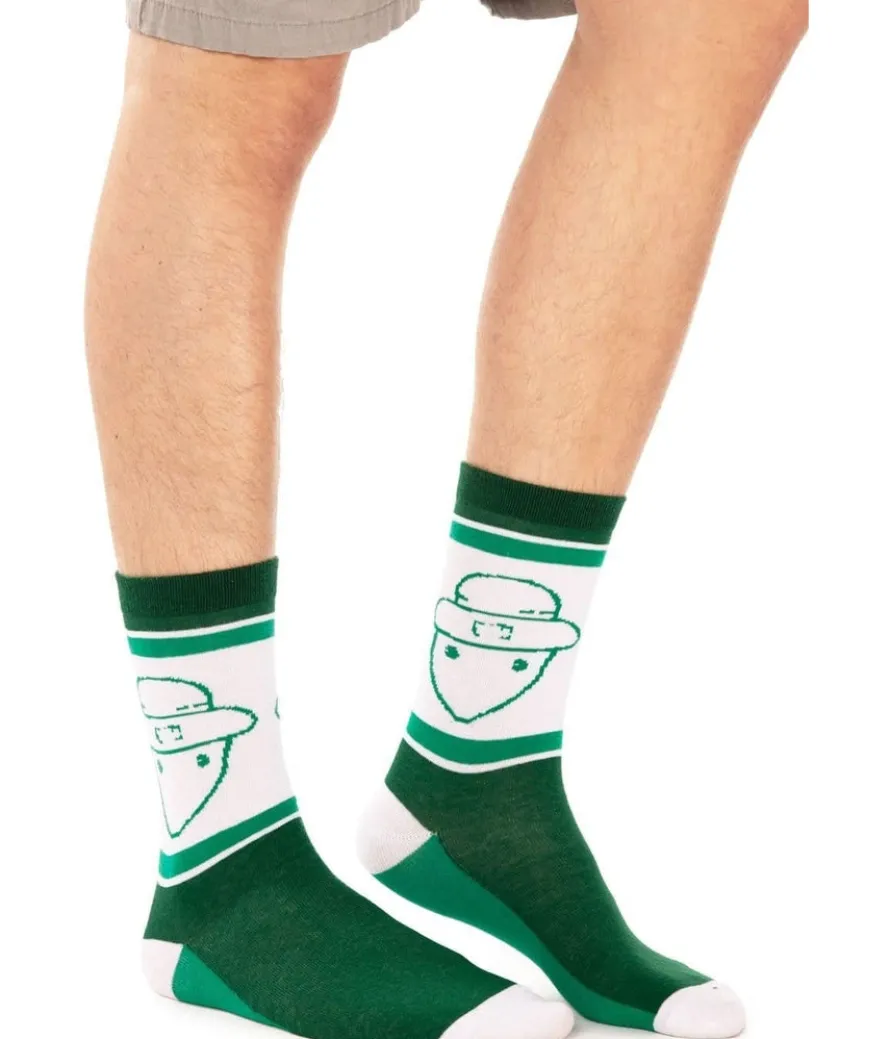 Men's Leprechaun Sketch Socks (Fits Sizes 8-11M)