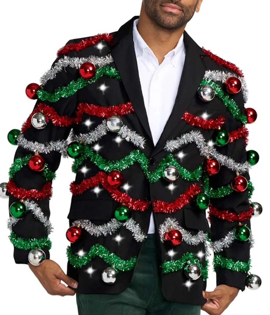 Men's Midnight Garland Light Up Blazer