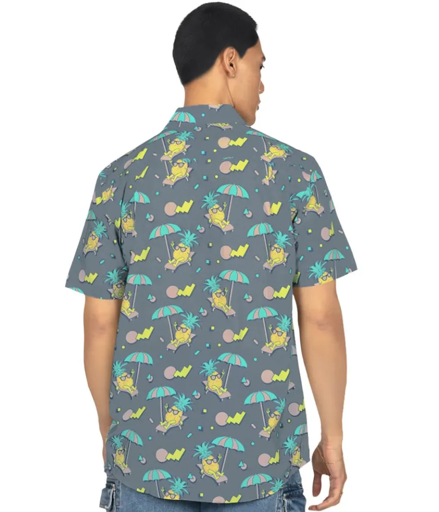 Men's Peace Out Pineapple Hawaiian Shirt