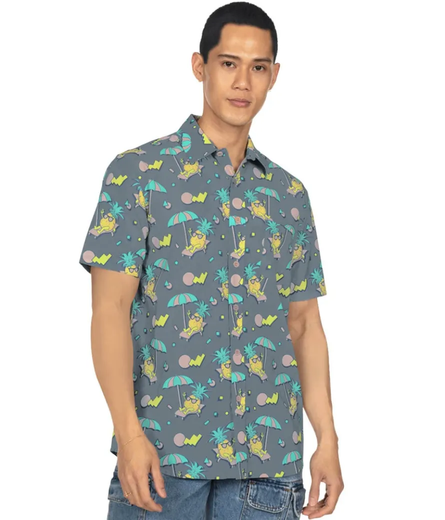 Men's Peace Out Pineapple Hawaiian Shirt