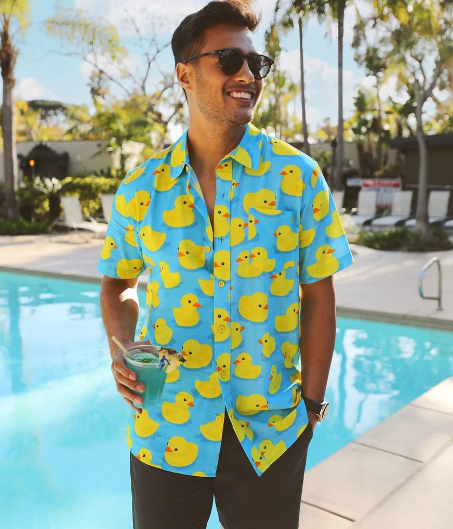 Men's Rubber Ducky Hawaiian Shirt