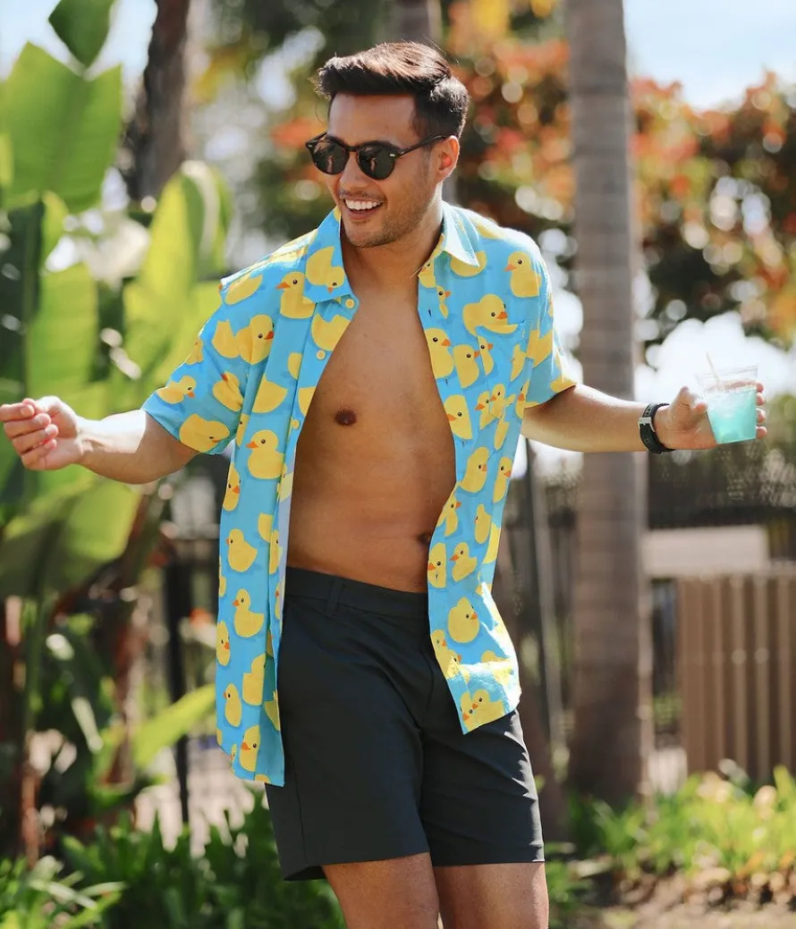 Men's Rubber Ducky Hawaiian Shirt