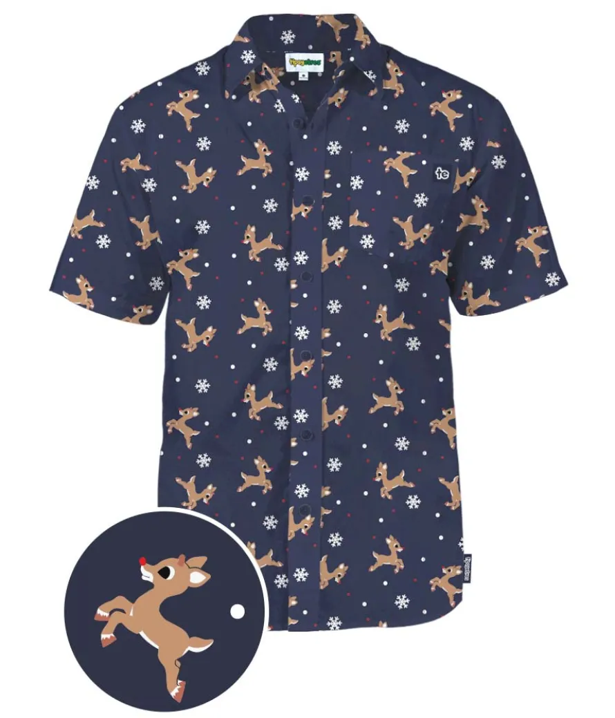 Men's Rudolph Button Down Shirt