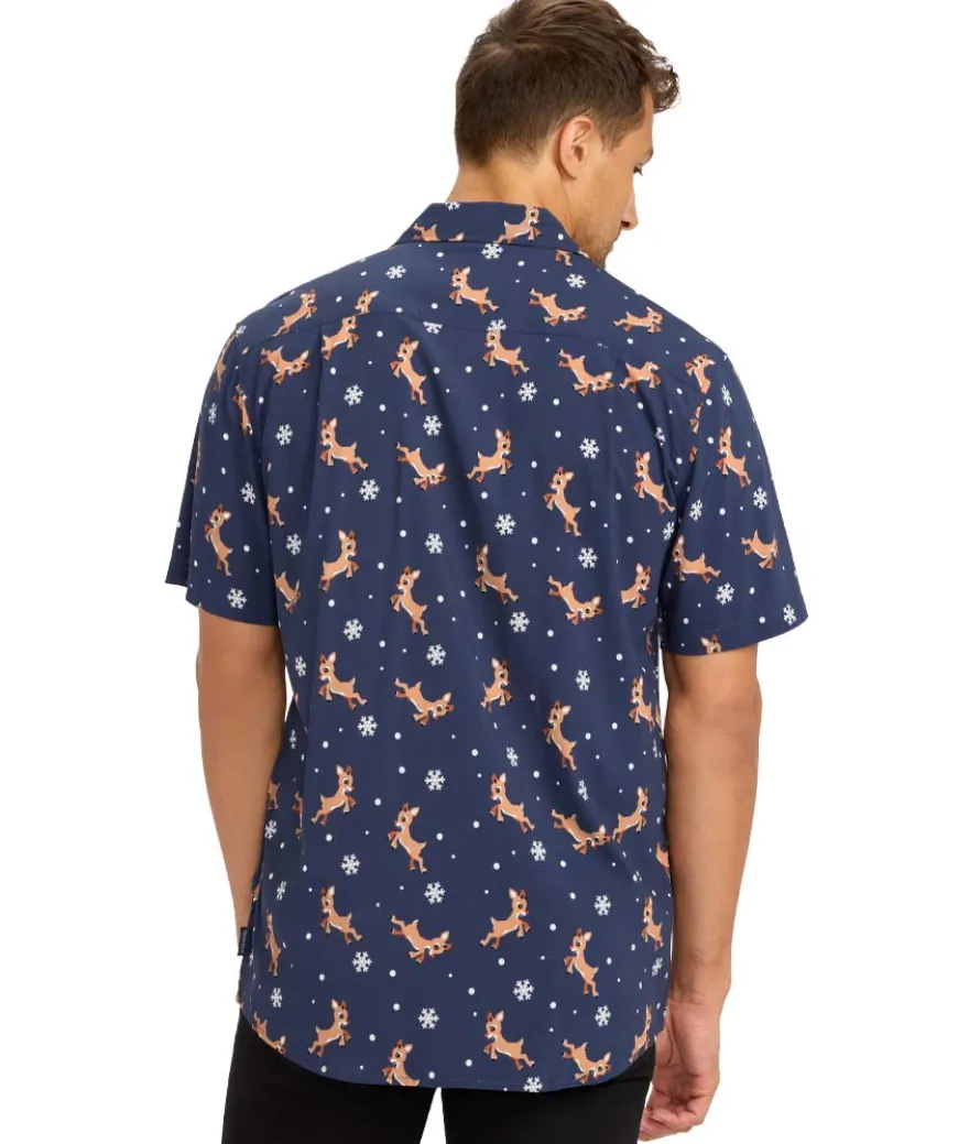 Men's Rudolph Button Down Shirt