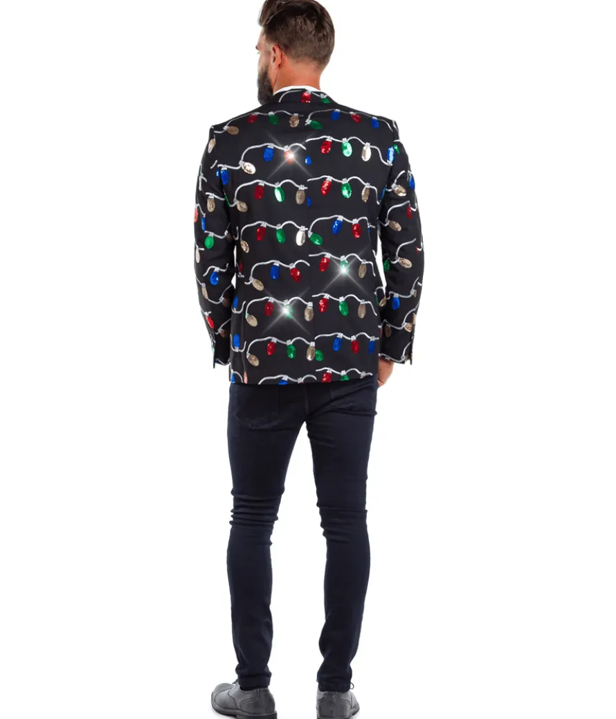 Men's Sequin Tangle Wrangler Blazer with Tie