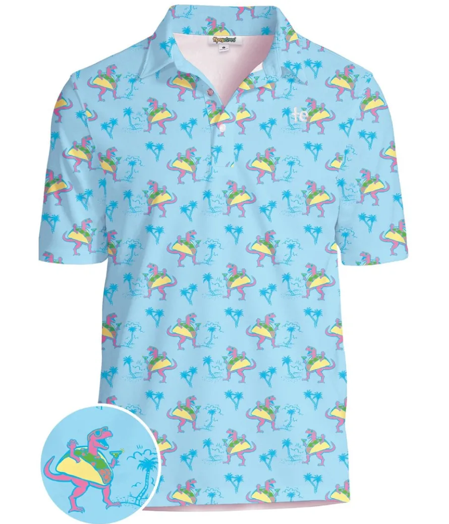 Men's Tacosaurus Golf Polo