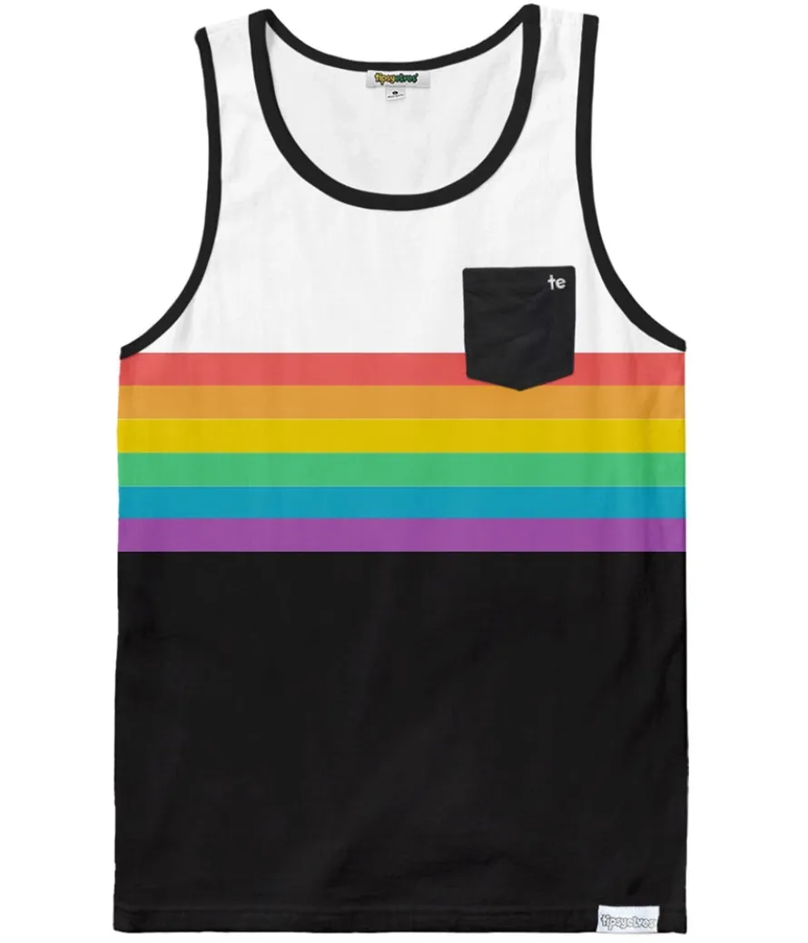 Retro Rainbow Tank Top