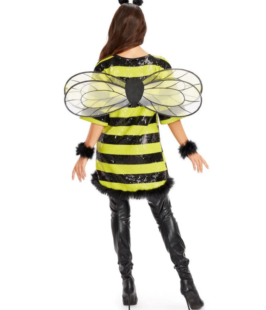 Sequined Bee Costume Dress