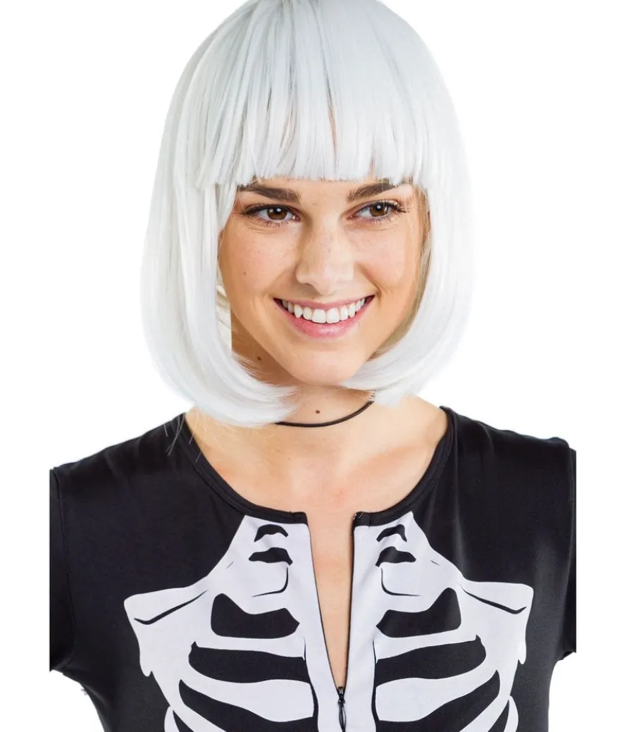 Short White Wig