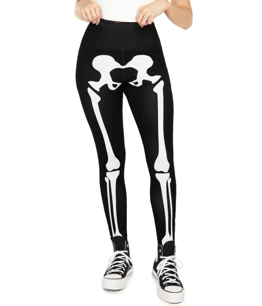 Skeleton High Waisted Leggings