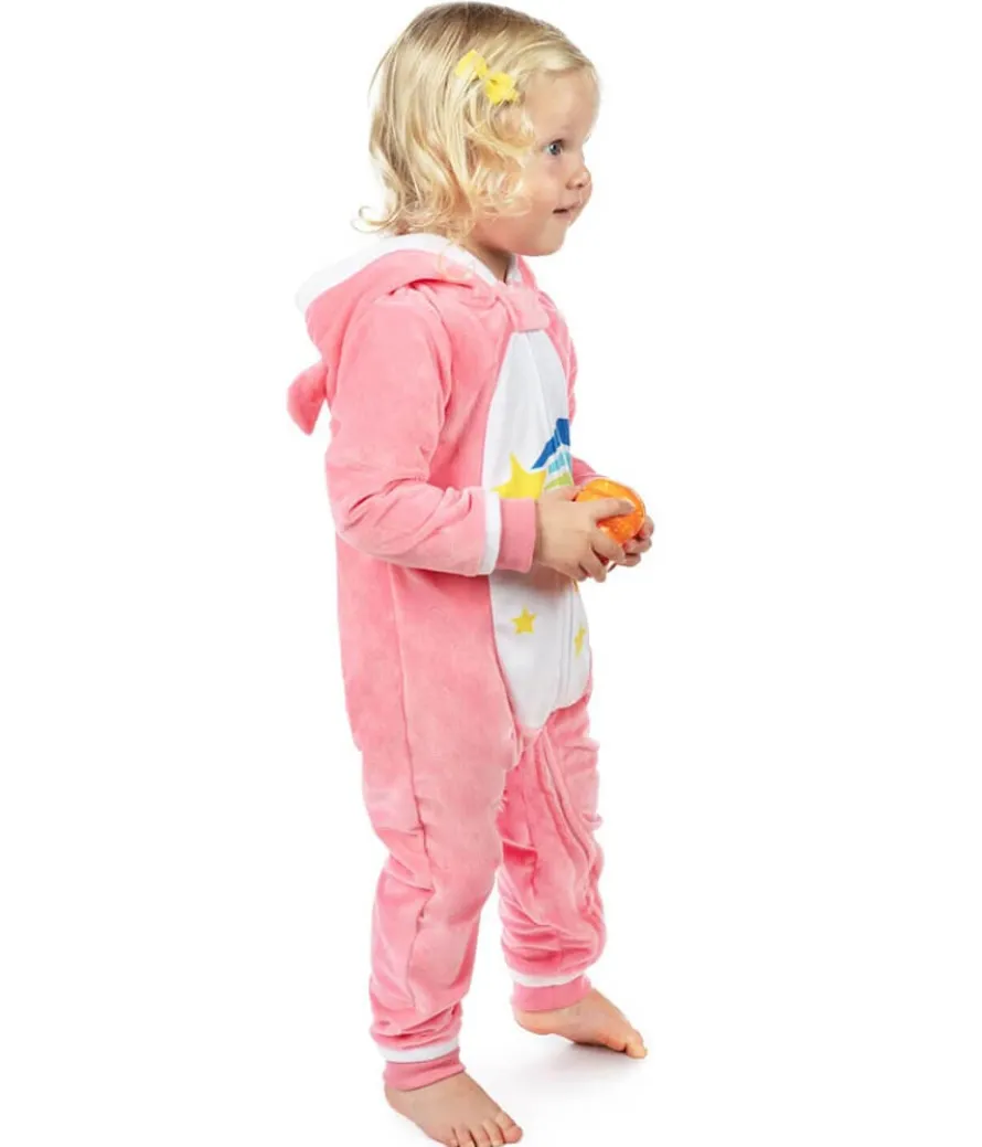 Toddler Girl's 80's Cartoon Bear Costume