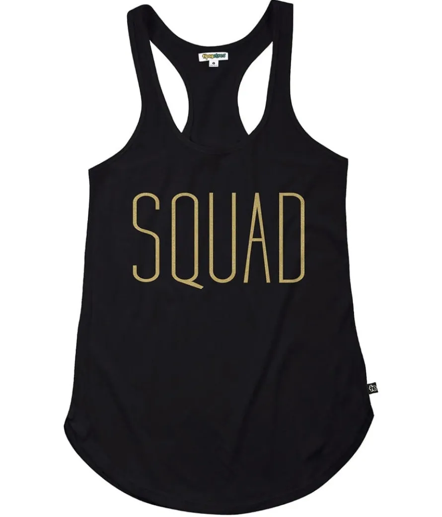 Women's Black Squad Tank Top