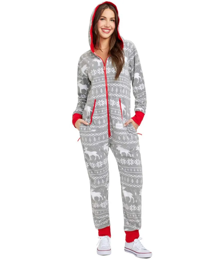 Women's Grey Moose Jumpsuit
