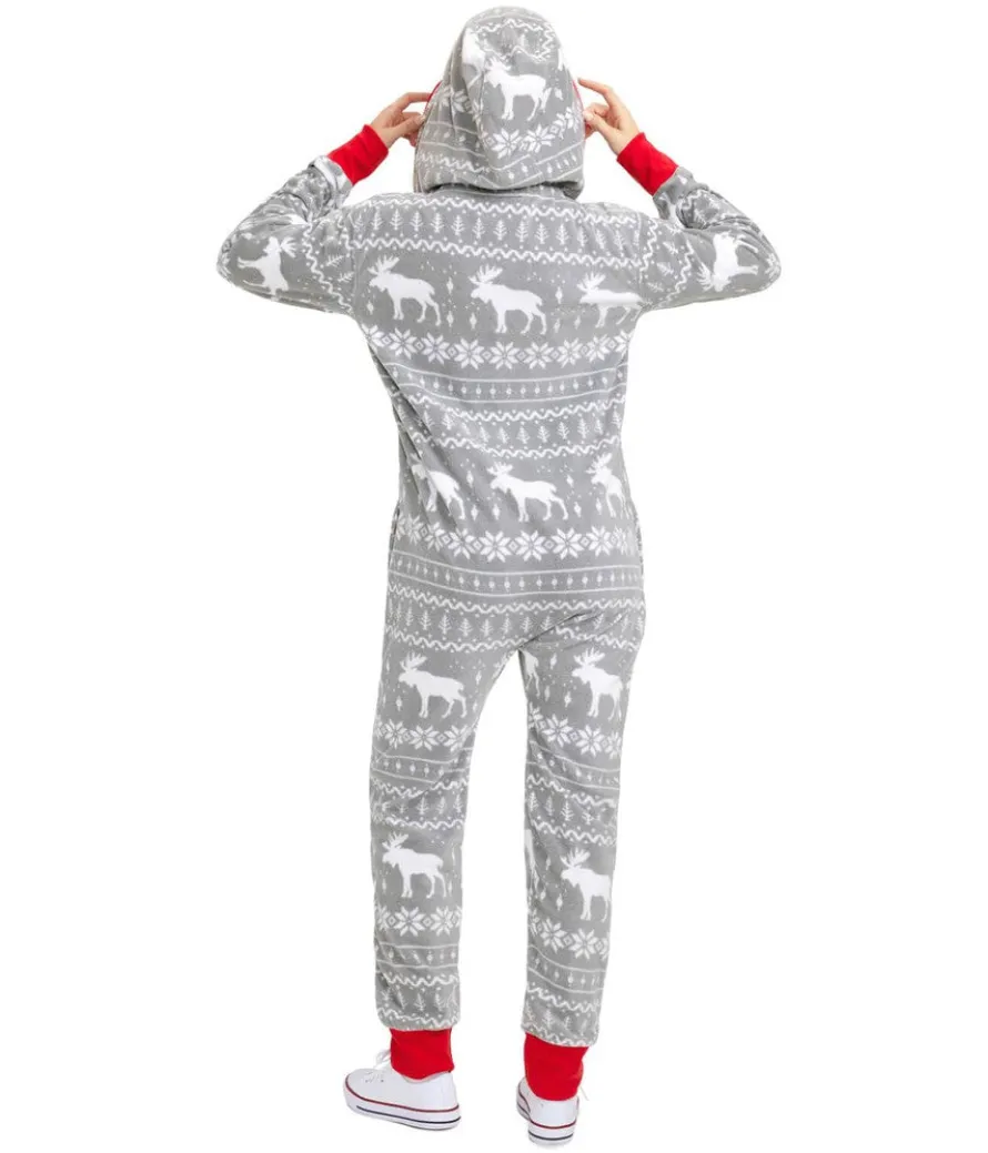 Women's Grey Moose Jumpsuit