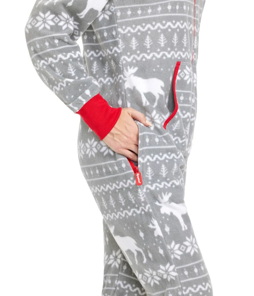 Women's Grey Moose Jumpsuit