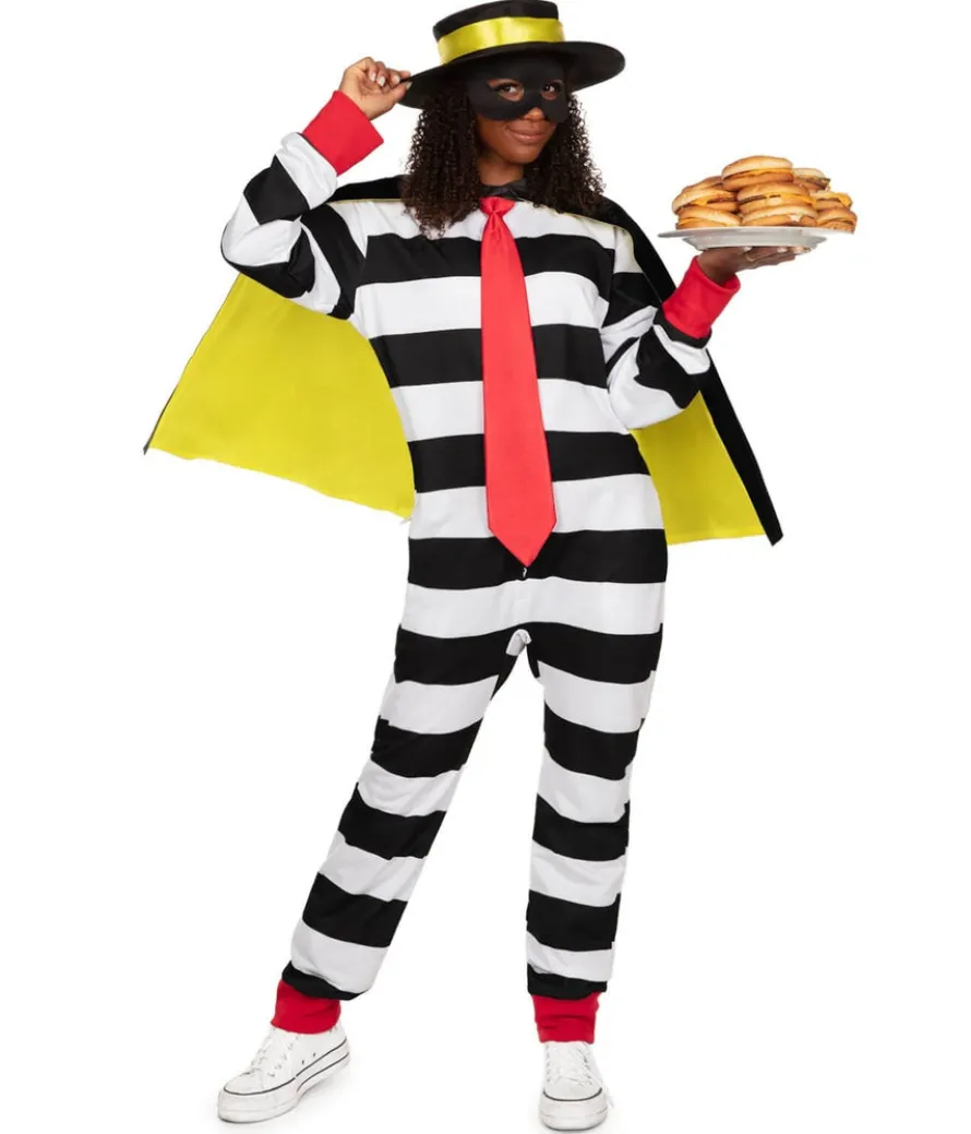 Women's Hamburger Thief Costume