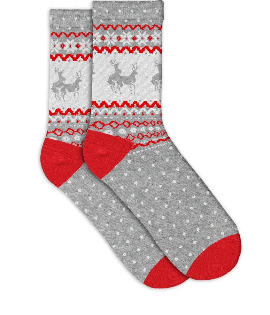 Women's Humping Reindeer Socks (Fits Sizes 6-11W)