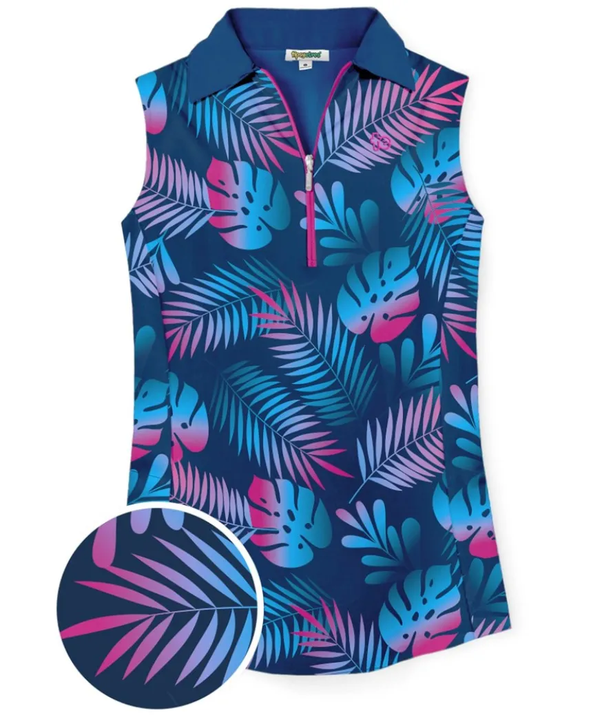 Women's Nighttime Tropics Golf Polo