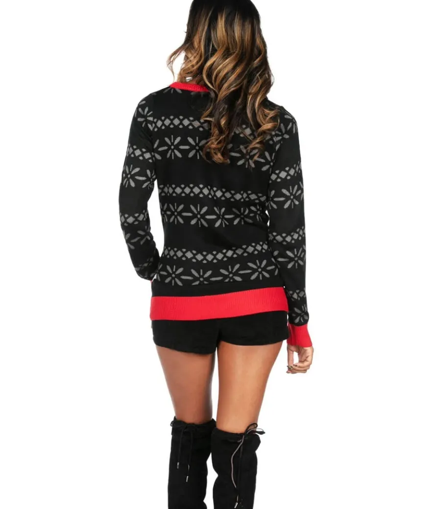 Women's Selfie Santa Ugly Christmas Sweater