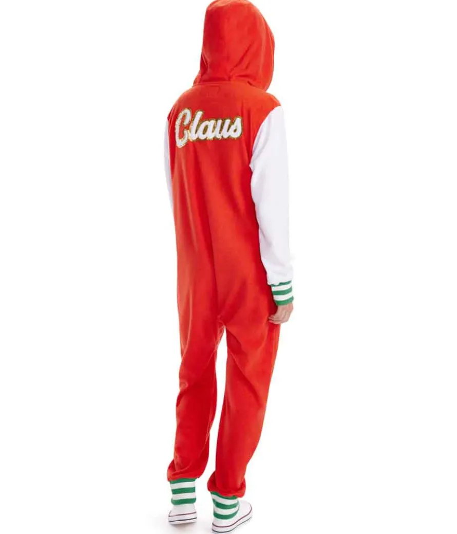 Women's Sporty Santa Jumpsuit