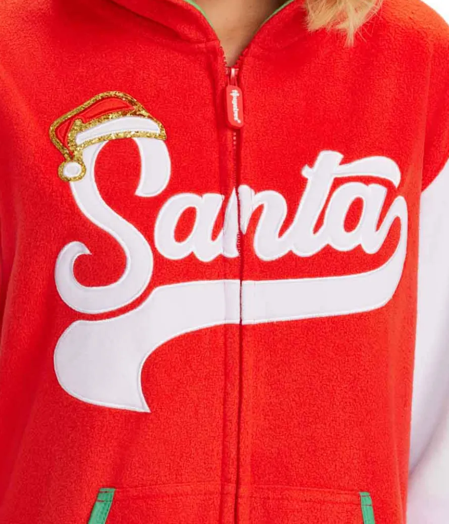Women's Sporty Santa Jumpsuit
