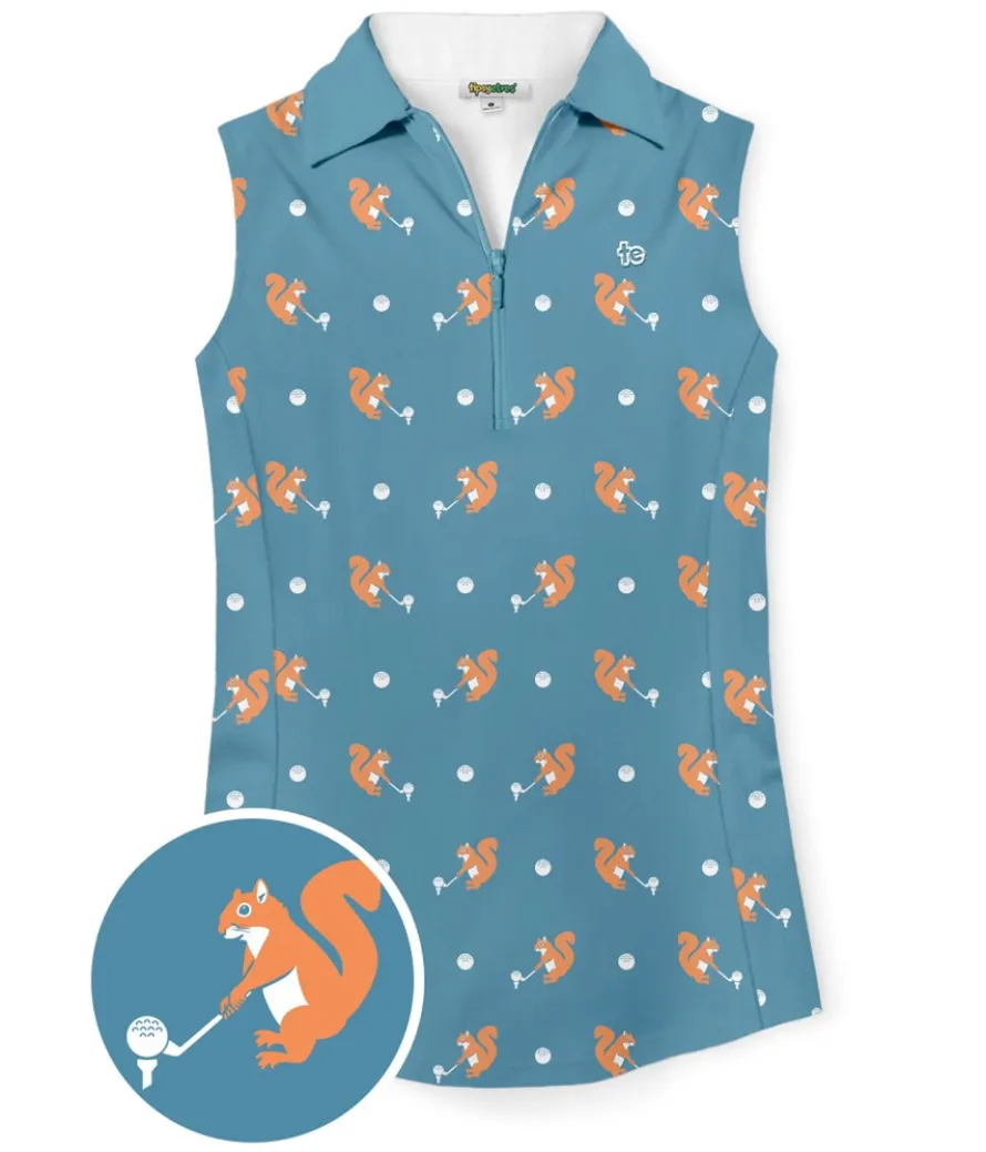 Women's Squirrel! Golf Polo