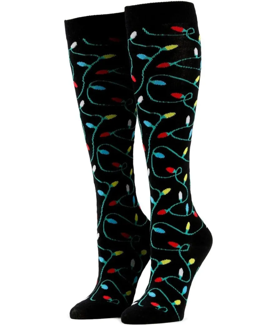 Women's String of Lights Socks (Fits Sizes 6-11W)
