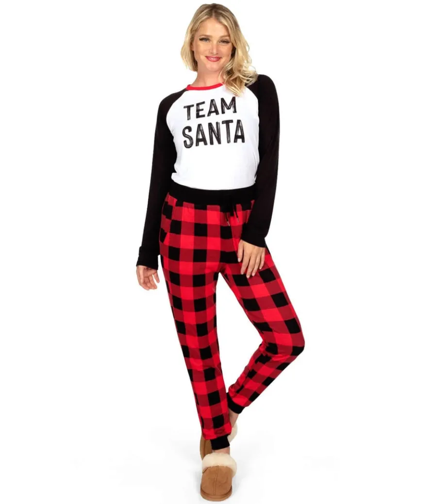 Women's Team Santa Pajama Set
